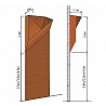 Kletterwand-Modul MTM-07   2,5 x 8 m, 105 Klettergriffe