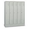 Garderobenschrank mit Sockel, 5 Abteile