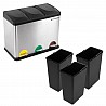 Mülltrenner 45 Liter (3 x 15 l)