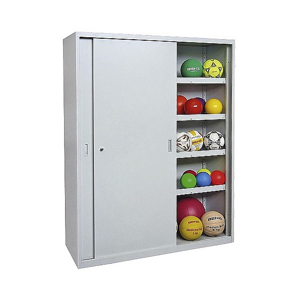 Geräteschrank Typ 5, Stahlblech-Schiebetüren