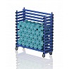 Kunststoff Einschub Trolley 123x42x133 cm