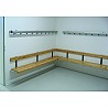 BENZ Garderobensitzbank Typ G Wandmontage