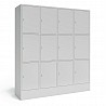Großraum Schließfachschrank, 9 Fächer, 3 übereinander