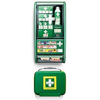 Cederroth Erste-Hilfe-Station mit Zusatzausstattung für Verbrennungen
