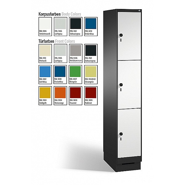 EVOLO Fächerschrank mit 3 Fächern