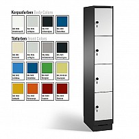 EVOLO Fächerschrank mit 4 Fächern