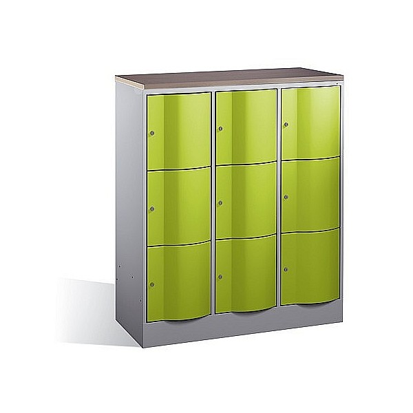 Schulschließfachschrank RESISTO mit 9 Fächern