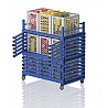 Plastic Boxes Cabinet Size XL, 136x76x154 Cm, Blue
