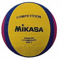 Mikasa Water Polo Competition W6608.5W Yellow / Blue / Pink, Gr. 3, Weight 340-380 G