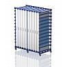 Mobiles Kunststoff Rack,194x102x254 cm