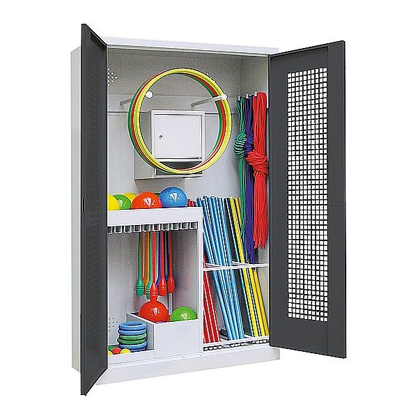 Equipment Cabinet Type 1, Perforated Plate-wing Doors