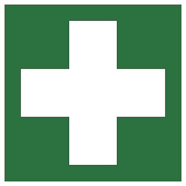 Rettungszeichen - Erste Hilfe 20x20 cm
