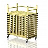 Plastic Trolley With Additional Surface 126x76x156 Cm