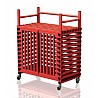 Plastic Trolley With Additional Surface 126x76x156 Cm