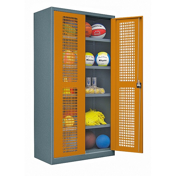 Equipment Cabinet Type 7, Perforated Plate-wing Doors