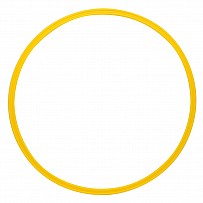 Gymnastics Flat Tire, Yellow, Ø 60 Cm