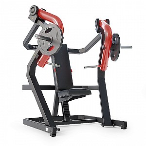 Chest Press B1 Plate Loaded, Black / Red