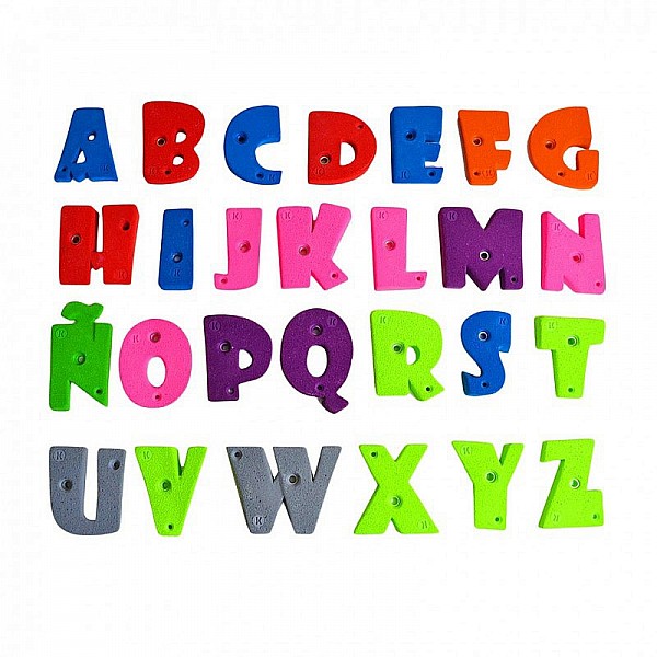 Children's Climbing Handles Alphabet