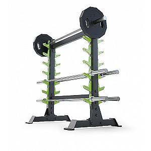 Barbell Rack With Shelves For 14 Barbells