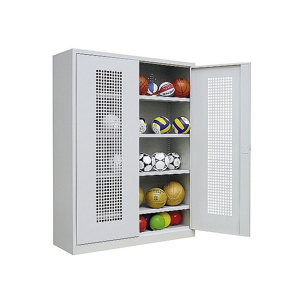 Equipment Cabinet Type 4, Perforated Plate-wing Doors