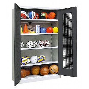 Equipment Cabinet Type 2, Perforated Plate-wing Doors
