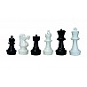 Chess Pieces XL Small, Black And White, King Height 30 Cm