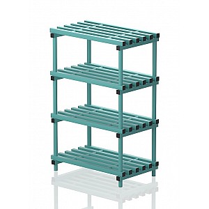 Detached Plastic Shelves 100x60x153 Cm