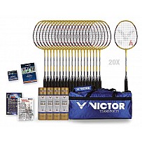 VICTOR Badminton Maxi Schulsport-Set