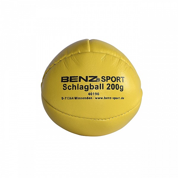BENZ Throw Ball 200g Yellow Leather
