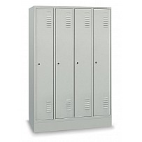 Locker, With Base, 4 Compartments