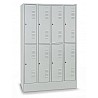Locker, With Base, 4 Compartments Next To Each Other
