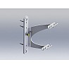 Double Bracket For Wall Mounting Barre