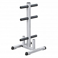 Weight Plate Stand With Bar Holder 