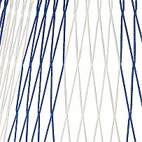 Knotenloses Jugendfußballtornetz Tortiefe 100/100 cm zweifarbig

