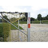 Beach handball goal net, PP, 4 mm, yellow