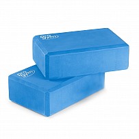 PROGYM Yoga Block Set blau