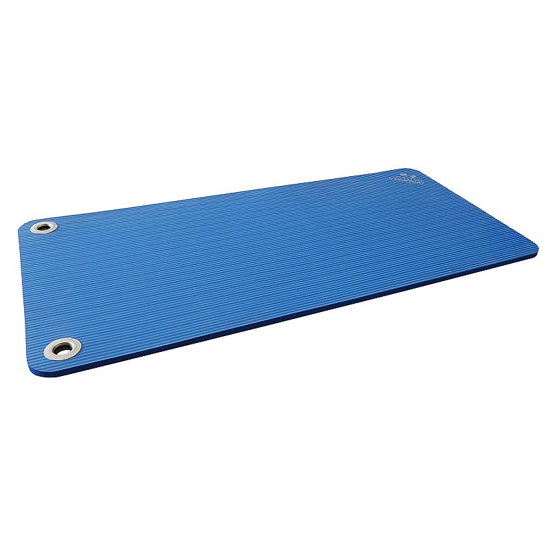 Gym mats Fit15 120 x 60 x 1,5 cm with eyelets Colour blue