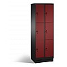 EVOLO box locker with 6 compartments