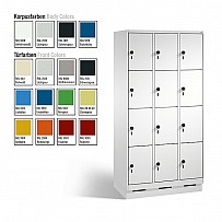 EVOLO compartments cabinet with 12 subjects