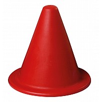 Marking cones, made of soft flexible rubber, 18 cm high