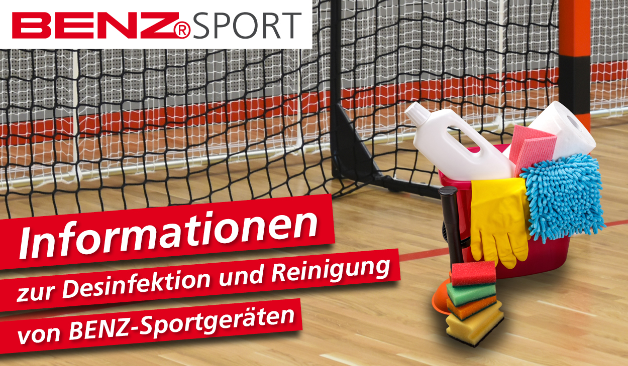 Desinfektion und Reinigung von BENZ-Sportgeräten